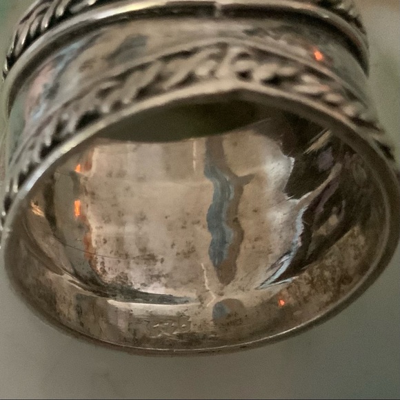 Viking Collection Brooch 2 Rings 925 Cairngorm 6.5 - Picture 5 of 7